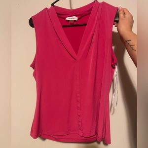 Calvin Klein Pink Sleeveless Blouse
